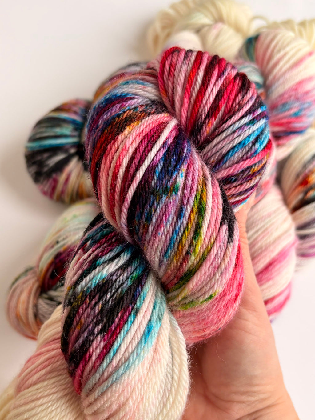 Merino Worsted - Electric Bloom