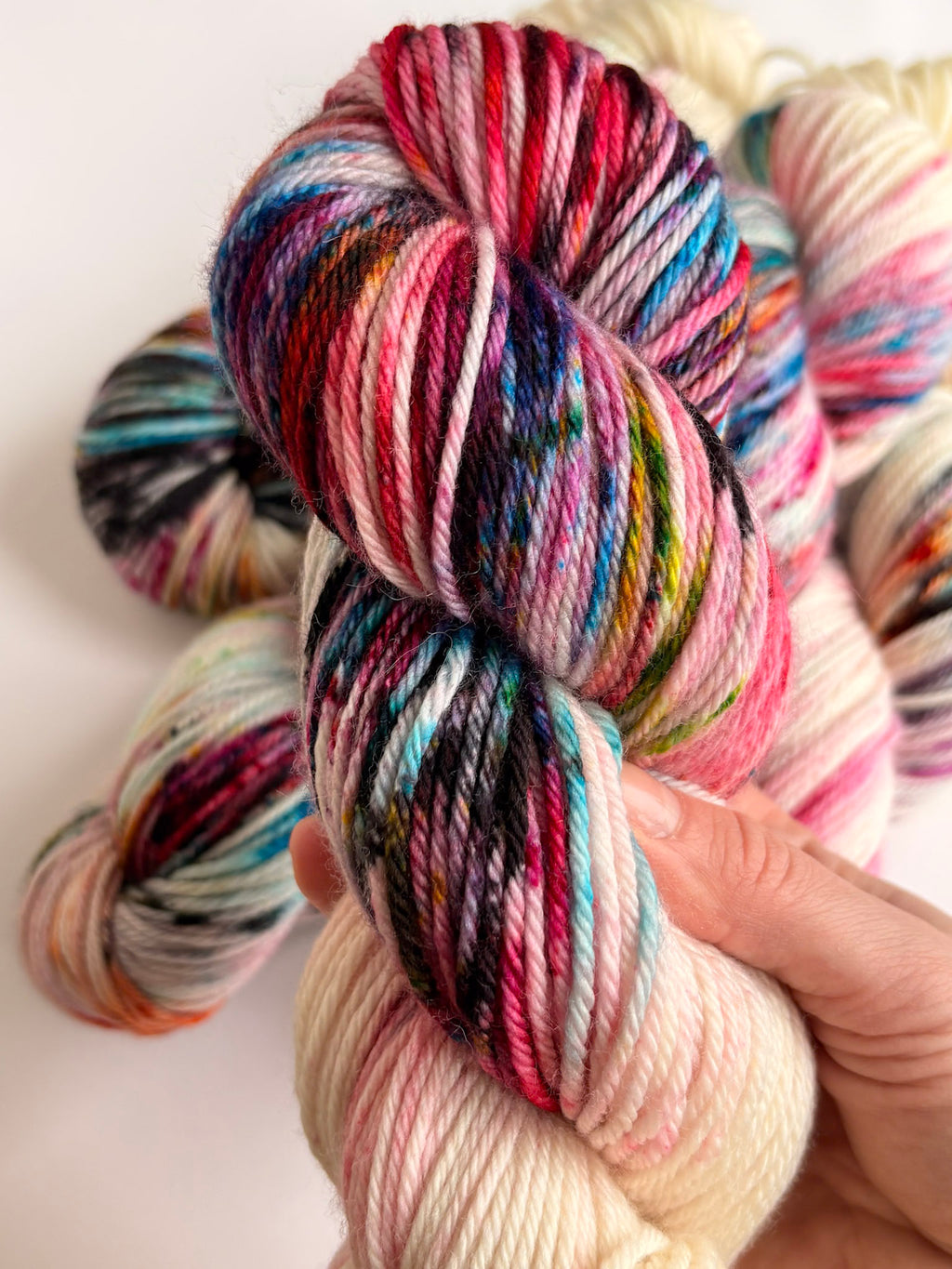 Merino Worsted - Electric Bloom